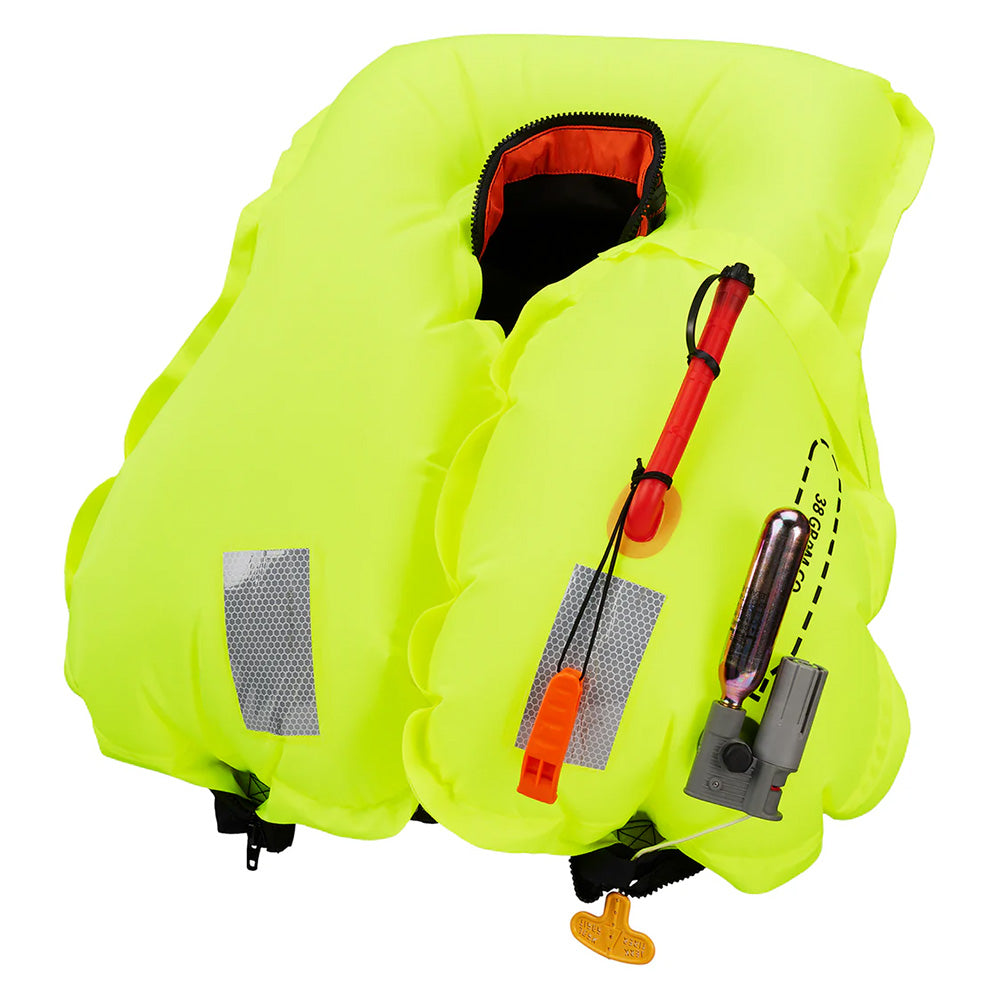 Bluestorm Arcus 40 Auto Type II Inflatable PFD - Hi-Vis Green [BS-ZD1H-22-HVS]