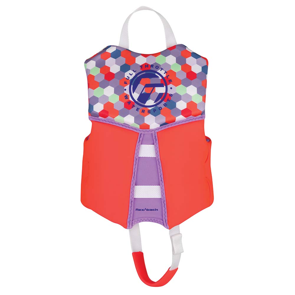 Full Throttle Child Rapid-Dry Flex-Back Life Jacket - Pink [142500-105-001-22]