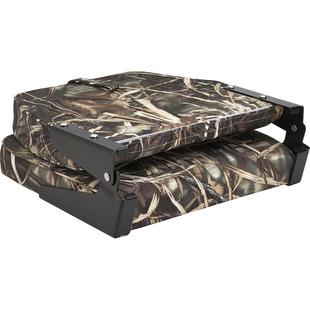 Attwood Swivl-Eze Low Back Padded Flip Seat - Camo [98395CAMO]